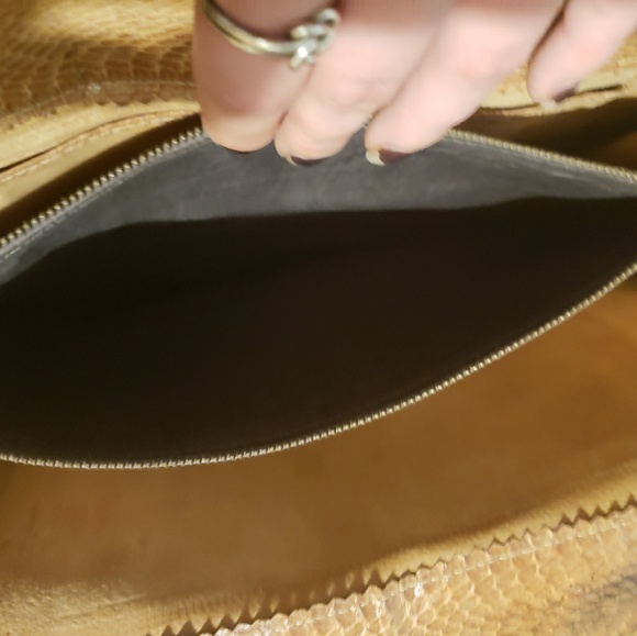 Handmade Vintage Genuine Snakeskin Handbag - Picture 8 of 8